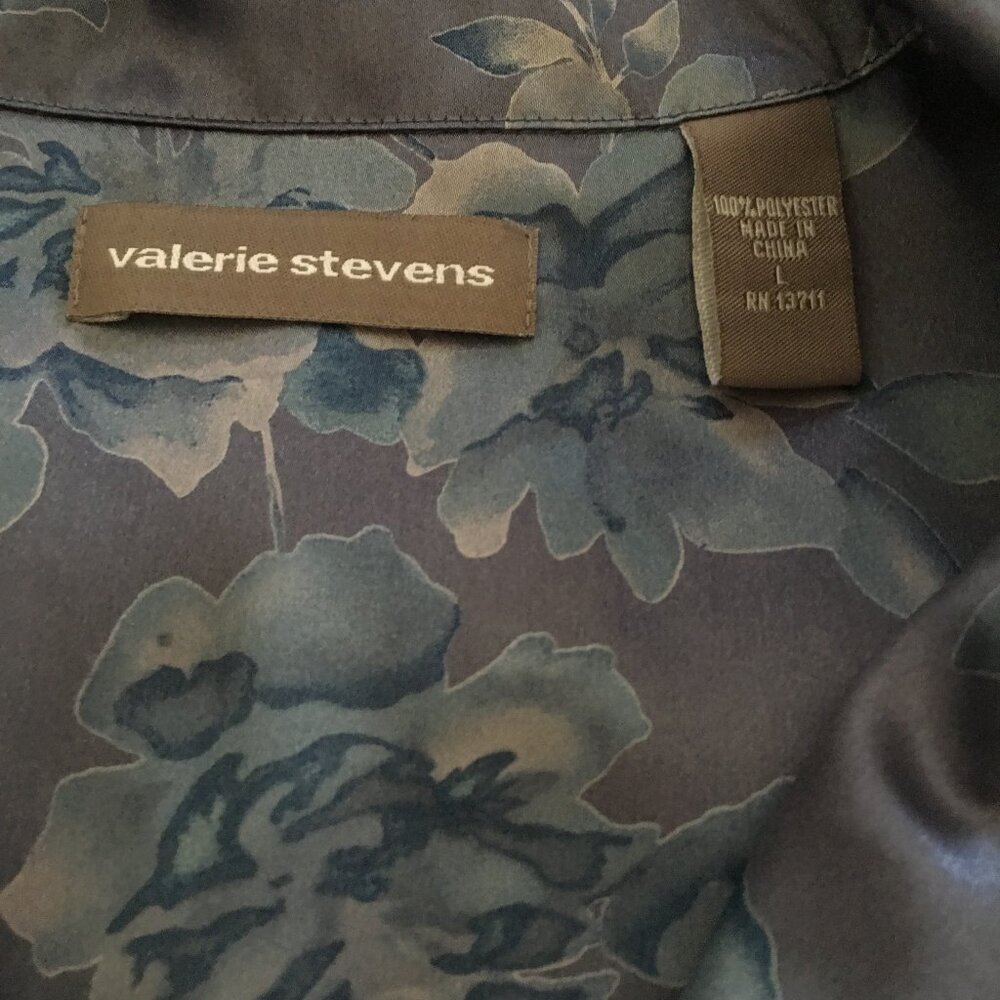 "Silk/Satin" (polyester) pajama/loungewear set, sz L - Picture 3 of 6